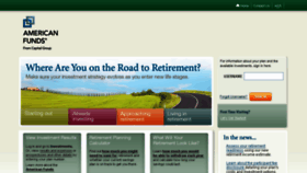 What Myretirement.retire.americanfunds.com website looked like in 2014 (10 years ago)