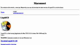 What Maconnect.ch website looked like in 2014 (10 years ago)