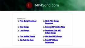 What Mp4song.com website looked like in 2014 (10 years ago)