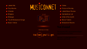 What Musiconnet.com website looked like in 2014 (10 years ago)