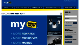 What Mybestbuy.com website looked like in 2014 (10 years ago)
