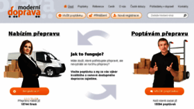 What Modernidoprava.cz website looked like in 2014 (10 years ago)