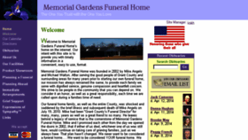 What Memorialgardenssheridan.com website looked like in 2014 (10 years ago)