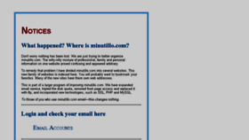 What Minutillo.com website looked like in 2014 (10 years ago)