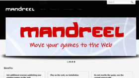 What Mandreel.com website looked like in 2014 (10 years ago)