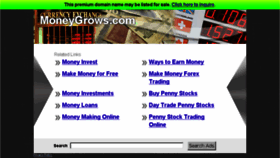 What Moneygrows.com website looked like in 2014 (10 years ago)
