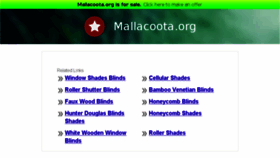 What Mallacoota.org website looked like in 2014 (10 years ago)