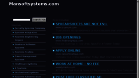 What Mansoftsystems.com website looked like in 2014 (10 years ago)