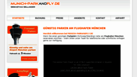 What Munich-parkandfly.de website looked like in 2014 (10 years ago)