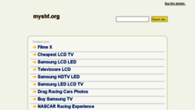 What Myshf.org website looked like in 2014 (11 years ago)