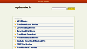 What Mp4movies.in website looked like in 2014 (10 years ago)