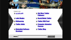 What Mehdimoosavi.com website looked like in 2014 (10 years ago)
