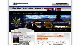 What Morocco-trekking.com website looked like in 2014 (10 years ago)