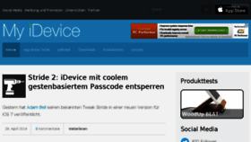 What My-idevice.de website looked like in 2014 (9 years ago)