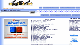 What Mp3fresh.net website looked like in 2014 (10 years ago)
