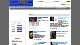What Modemjogja.com website looked like in 2014 (9 years ago)