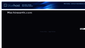 What Machinearth.com website looked like in 2014 (10 years ago)