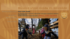 What Muveszovi.hu website looked like in 2014 (10 years ago)