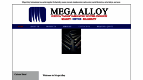 What Mega-alloy.com website looked like in 2014 (9 years ago)