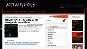 What Metalrocks.com.br website looked like in 2014 (9 years ago)