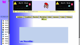 What Mathwebs.com website looked like in 2014 (9 years ago)