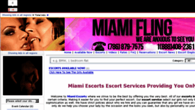 What Miamifling.com website looked like in 2014 (9 years ago)