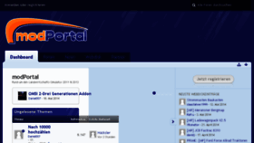 What Mod-portal.com website looked like in 2014 (9 years ago)