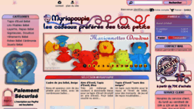What Myriapoupie.com website looked like in 2014 (9 years ago)