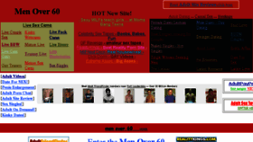 What Menover60.com website looked like in 2014 (9 years ago)