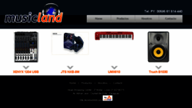 What Musicland.com.py website looked like in 2014 (9 years ago)