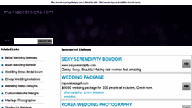 What Marriagedesigns.com website looked like in 2014 (9 years ago)