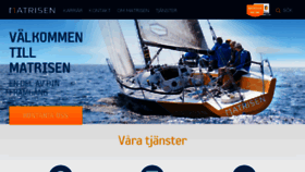 What Matrisen.se website looked like in 2014 (9 years ago)
