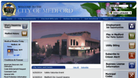 What Medford.or.us website looked like in 2014 (9 years ago)