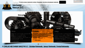 What Mechanika-maszyn.pl website looked like in 2014 (9 years ago)