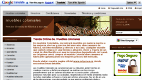 What Muebles-coloniales.com website looked like in 2014 (9 years ago)
