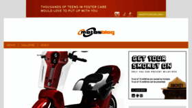 What Motosblog.fr website looked like in 2014 (9 years ago)