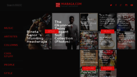What Miabaga.com website looked like in 2014 (9 years ago)