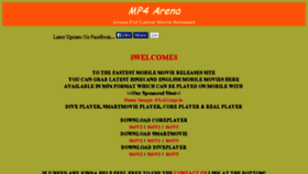 What Mp4arena.org website looked like in 2014 (9 years ago)