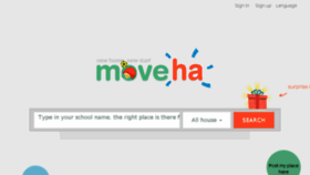 What Moveha.com website looked like in 2014 (9 years ago)