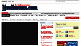 What Muslimuna.com website looked like in 2014 (9 years ago)