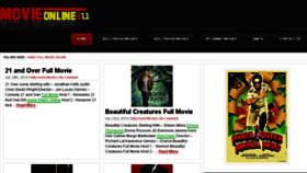 What Movieonline4u.com website looked like in 2014 (9 years ago)