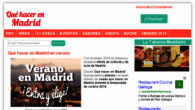 What Madridpedia.com website looked like in 2014 (9 years ago)