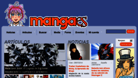 What Mangaes.com website looked like in 2014 (9 years ago)
