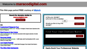 What Maracodigital.com website looked like in 2014 (9 years ago)