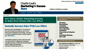 What Marketingforsuccessstore.com website looked like in 2014 (9 years ago)