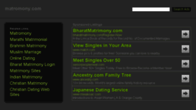 What Matromony.com website looked like in 2014 (9 years ago)