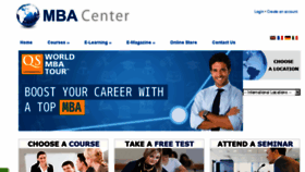 What Mba-center.net website looked like in 2014 (9 years ago)