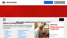 What Medicarejobs.nl website looked like in 2014 (9 years ago)