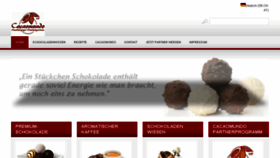 What Meinschokoladen.de website looked like in 2014 (9 years ago)