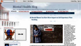 What Mentalhealthblog.com website looked like in 2014 (9 years ago)